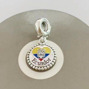 Pandora Ecuador Flag Exclusive Charm Pendant